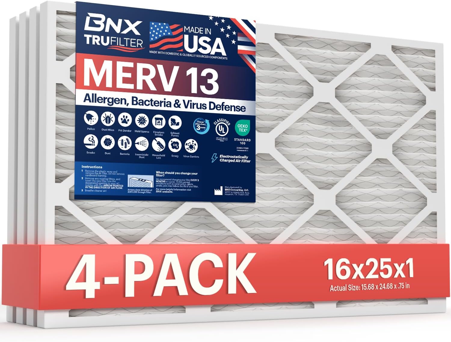 MERV 13 air filters